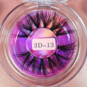 100% Mink Strip Lashes 25mm Long Cluster Wispy